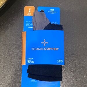 Tommie Copper Boys' Compression Socks‎ - Navy and Charcoal